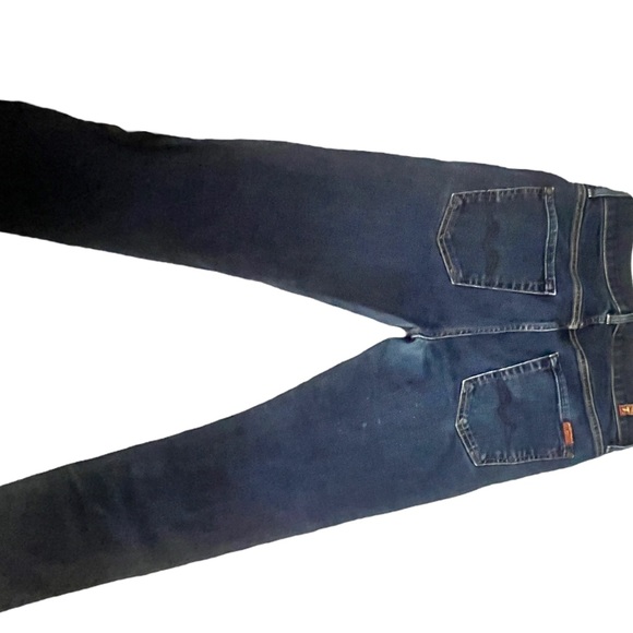 Men’s Seven 7 For All Mankind Dark denim skinny jeans fool proof denim size 30 - Picture 4 of 9